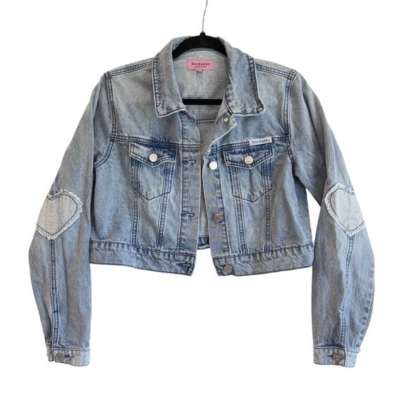 Juicy Couture Light Blue Denim Jacket - Picture 1 of 6